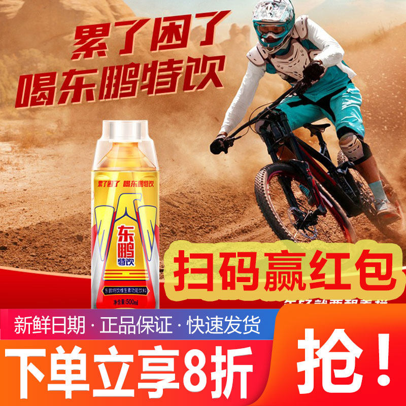 东鹏特饮维生素功能饮料健身怕疲劳熬夜补充能量500ml瓶装饮品