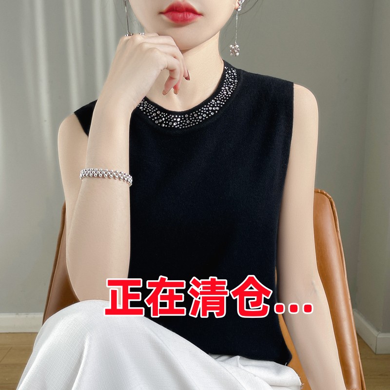 2024春秋西装吊带镶钻
