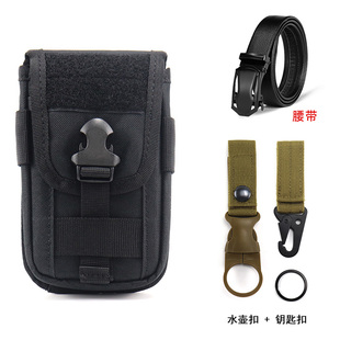 新款 实用腰包手机腰包防水包 6.5寸多功能战术手机包工地运动薄款