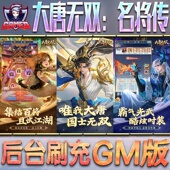 大唐无双名将传手游无限GM后台道具内部折扣礼包免费安卓苹果鸿蒙