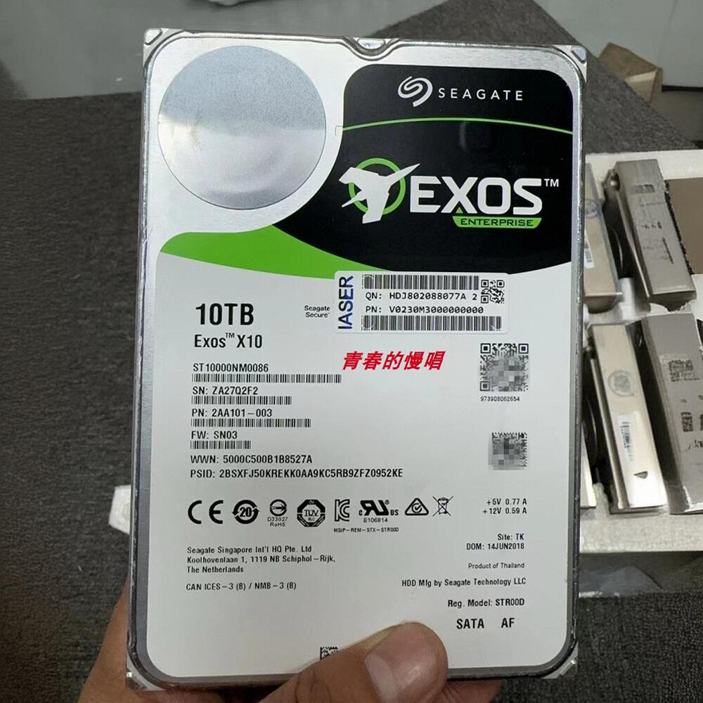 原装浪潮 ST10000NM0086 10T SATA 10TB M4 M5 10TB服务器硬盘