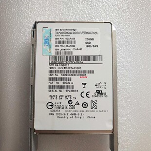 00AR482 00AR329 SAS V7000 SSD硬盘 12gb Gen2 200G IBM 00AR426