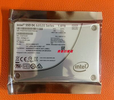 适用 联想 浪潮 DELL S3520 1.6T SSD SATA SSDSC2BB016T7硬盘