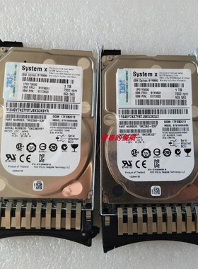 IBM X3400 X3500 X3550 X3650 M2 M3 M4 1T SAS 1TB 81Y9691 硬盘