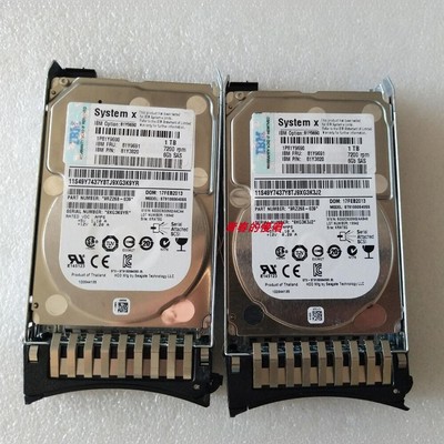 IBM X3400 X3500 X3550 X3650 M2 M3 M4 1T SAS 1TB 81Y9691 硬盘