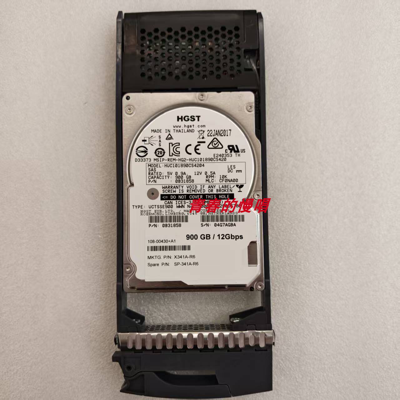 NetApp X341A-R6 SP-341A-R6 108-00430+A1 900G 12Gbps 存储硬盘