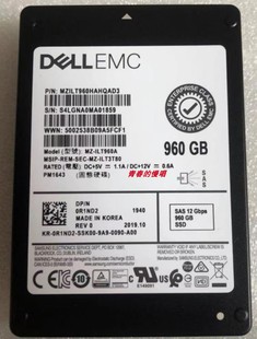 SAS 固态硬盘 0R1ND2 R730XD 12Gb SSD 960GB ILT960A DELL
