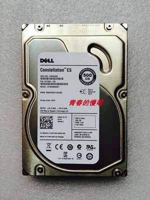 DELL R410 T410 R710 R720 ST500MM0001 500G SAS 3.5 7.2K 硬盘