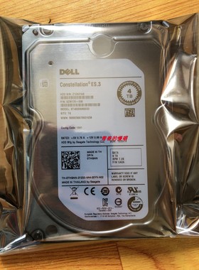 DELL ST4000NM0033 9ZM170-036 0THGNN 09PR63 4T SATA 3.5寸硬盘