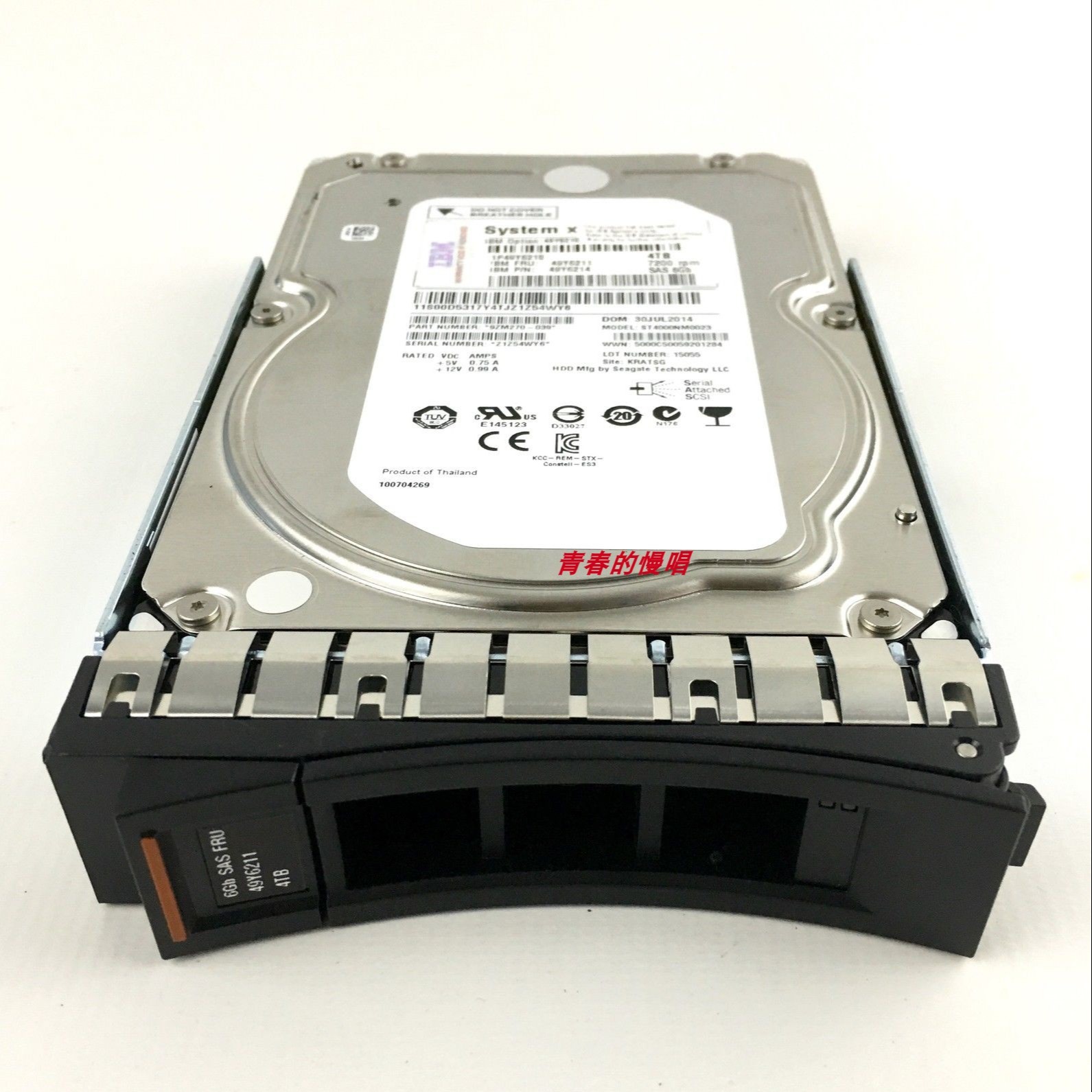 联想49Y6210 49Y6211 49Y6214 4TB SAS 3.5 6Gb X3650 M5 M4 硬盘