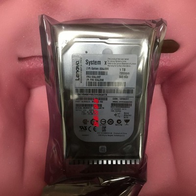 联想FRU 00AJ087 1T 1TB SAS 7.2K X3650 M5 X3850 X6服务器硬盘