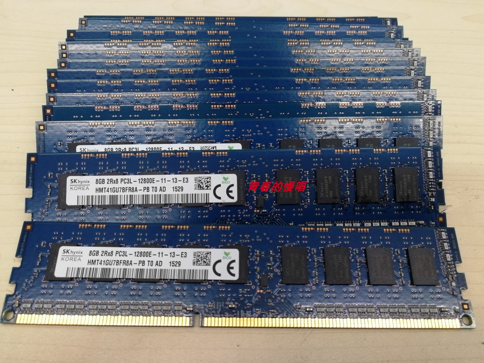 SK 海力士DDR3L 8G 8GB 2RX8 PC3L-12800E UDIMM 纯ECC服务器内存
