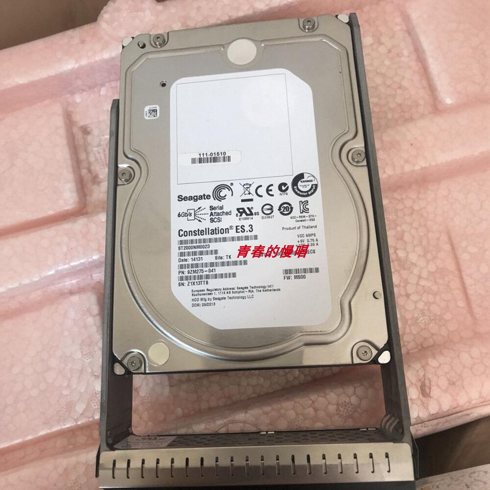 曙光DS800-G10 2T SAS 111-01510 ST2000NM0023曙光磁盘阵列硬盘