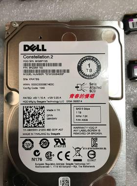 DELL M910 R810 R820 R910 R920 1T 1TB SAS 7.2K 2.5 09W5WV硬盘