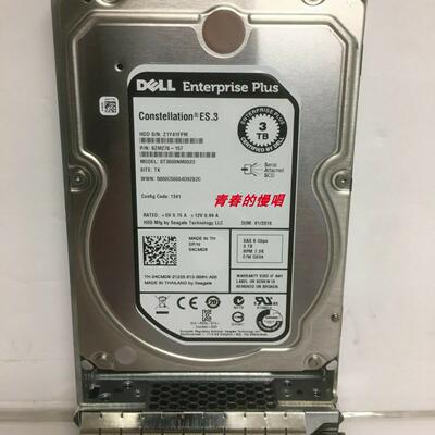 DELL ST3000NM0023 04CMD9 9ZM278-157 GE09 3T SAS SC 存储硬盘