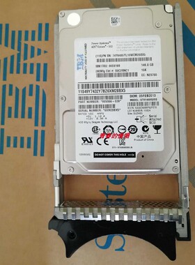 IBM 74Y6485 00E6169 146.8G 15K SAS 2.5 P7 power720小型机硬盘