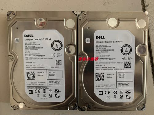 DELL ST6000NM0034 0NWCCG NWCCG 1HT27Z-150 6T SAS 6GB 6TB硬盘