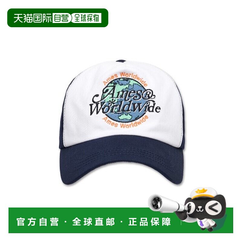韩国直邮Ames Worldwide 女士帽子WORLDWIDE BALL CAP NAVY AM2DFU