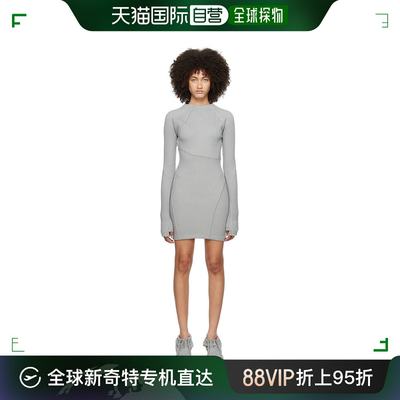 香港直邮潮奢 hyein seo 女士 灰色 Overlock 连衣裙 FW23