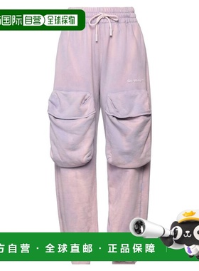 香港直邮off-white 女士 运动裤 purple紫色 舒适时尚