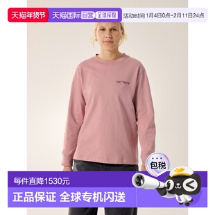 欧洲直邮Arc'teryx始祖鸟 KRAGG COTTON鸟标长袖圆领T恤 女装