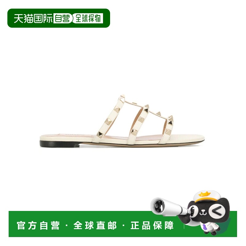 香港直邮VALENTINO ROCKSTUD 铆钉镶嵌凉拖 Women crov