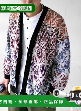 1h可退 日本直邮antiqua 男女同款V领针织开衫 ONZ0002