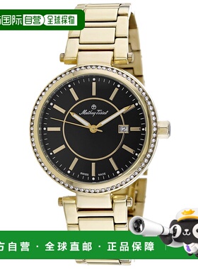 自营Mathey Tissot女式经典黑色表盘手表-黑色 美国奥莱直发