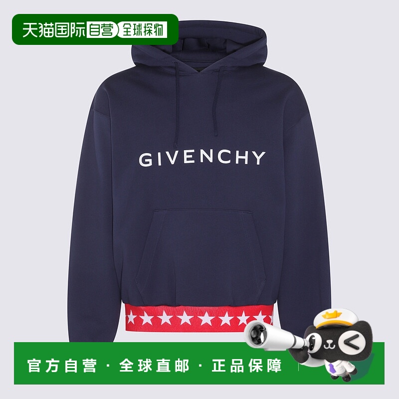 1h可退 香港直邮GIVENCHY 男士针织毛衣 BMJ0LA3YJL402 SS2024 蓝