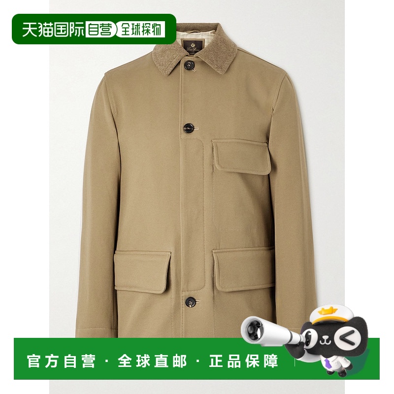 1h可退 香港直邮Loro Piana 诺悠翩雅 男士 Barth Caban 长袖夹克
