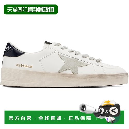 香港直邮GOLDEN GOOSE 男士 白色 Stardan 运动鞋 GMF00128F00056