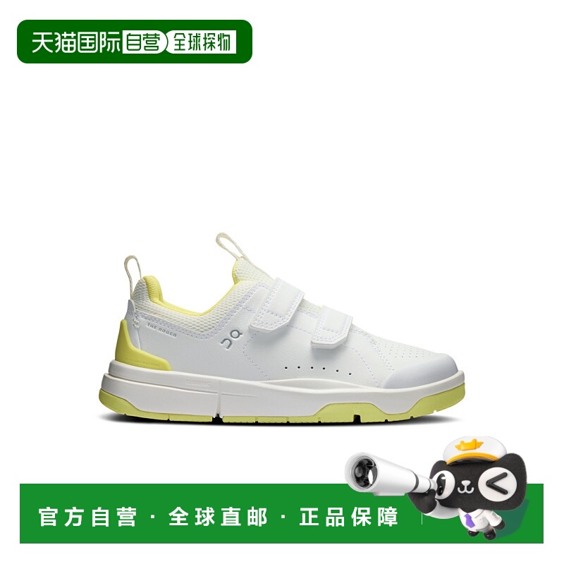 日潮跑腿ON昂跑 KIDS THE ROGER 儿童平底休闲鞋 White | Limelig