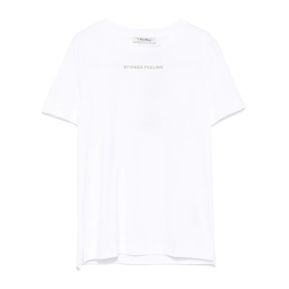 MAX MARA 女士T恤 9971035306001 SS2025 白色 短袖T恤图片