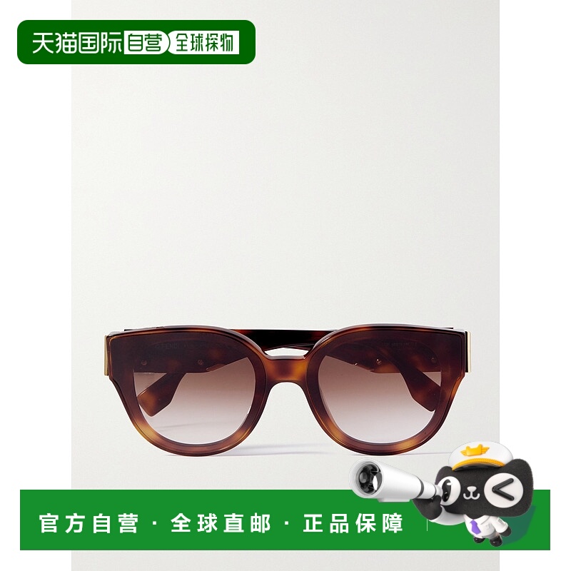 1小时内可退 香港直邮潮奢 Fendi 芬迪 女士 太阳镜 FE40111I bro