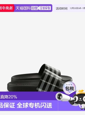 美国直邮BURBERRY - Men Check Slides凉鞋