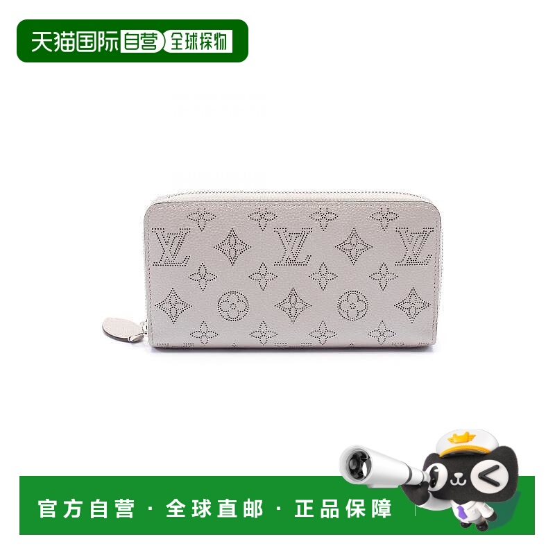 1h可退 日本直邮中古LV路易威登女A级95新Zippy Wallet牛皮长钱包