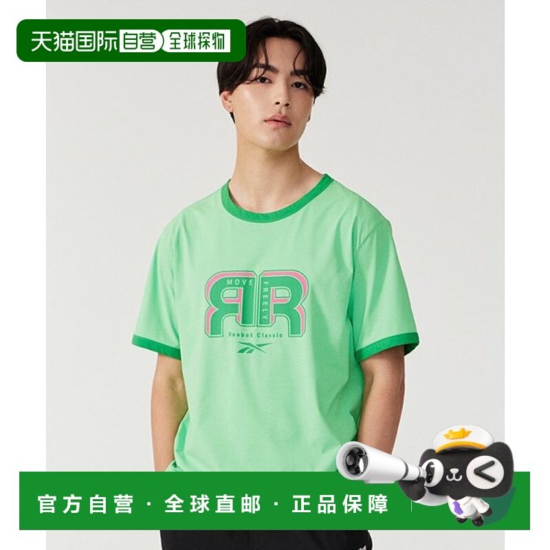 韩国直邮REEBOK锐步 MONGRAM托特包RETS3ER37E1 DOUBLE R单肩包