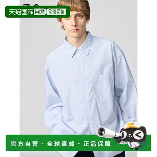 日本直邮Uniqlo 无 宽版条纹衬衫 [无] 480763优衣库宽松