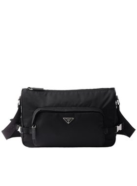 PRADA 男士斜挎包 2VH1912DMGVOOOF0002 AW2025 黑色