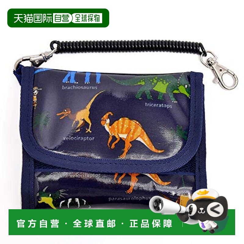 【日本直邮】Colorful Candy Style 儿童用钱包 恐龙大陆 藏蓝