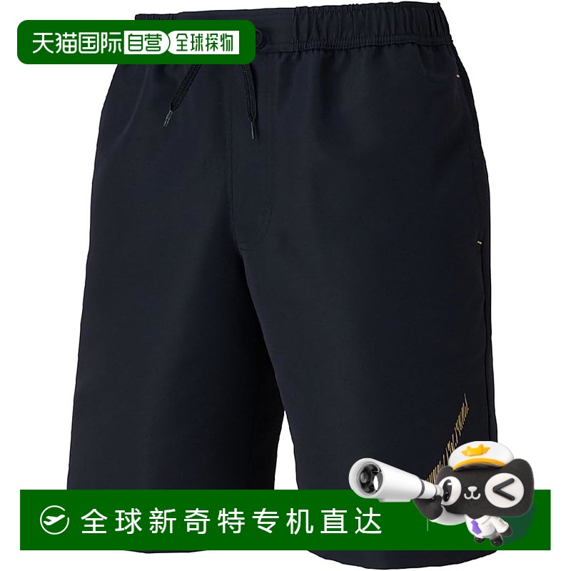 【日本直邮】美津浓N2JBC107 男士健身短裤 黑色/金色