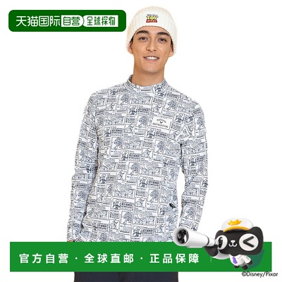 日本直邮CALLAWAY 男士高尔夫长袖印花圆领衬衫 Toy Story COLLEC