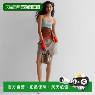 针织抹胸羊毛上衣 香港直邮潮奢 女士 Fendi FZXB21ARV7拉链 芬迪