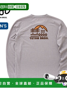 日本直邮Teton Bros. TB Monoline 男士长袖T恤 (TB253-49M)适合