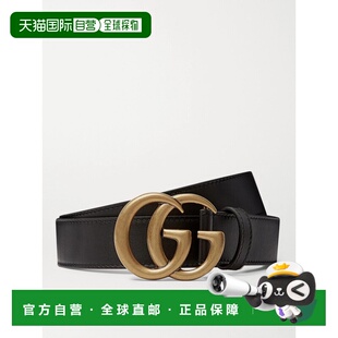 1h可退 香港直邮潮奢 Gucci 古驰 男士 3cm 皮带腰带 414516AP00T