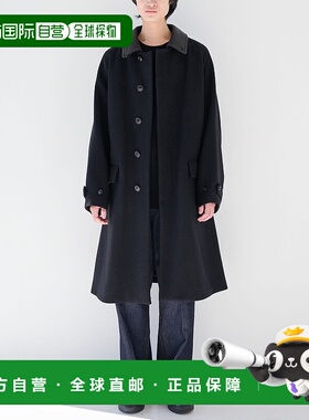 1h可退 日本直邮MARKA男装宽松版型拉链立领大衣原创羊毛质感 115