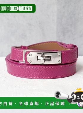 日本直邮florge 无级调节牛皮革Turn Lock设计腰带 FL8218EW04663