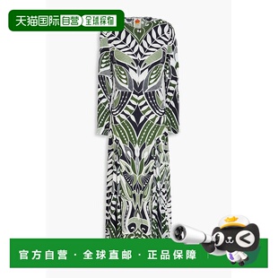 1h可退 香港直邮FARM RIO 女士 印花斜纹布中长连衣裙 338655LACE