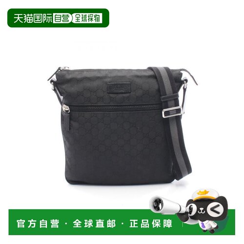 日本直邮中古Gucci古驰男包B级9新shoulder bag斜挎包帆布斜挎包
