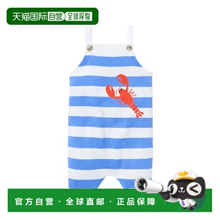 蓝色 自营 jack珍妮和杰克条纹龙虾连体衣 and 美国奥莱直 janie